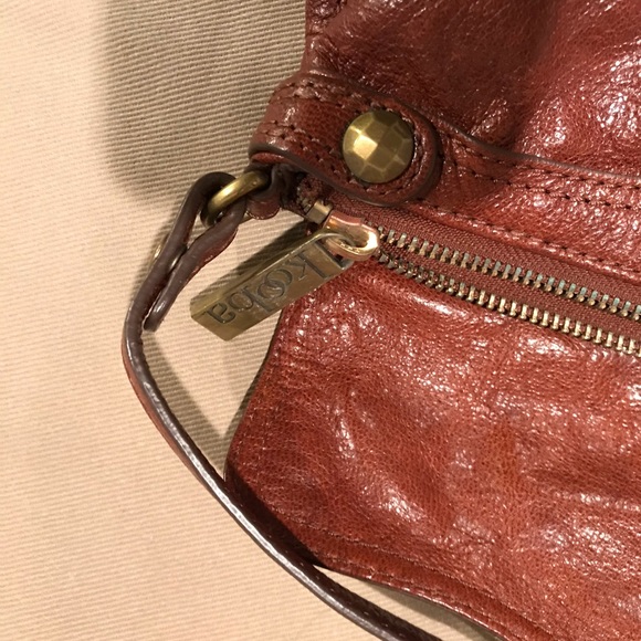 Kooba Handbags Katy Bags Satchel in Chestnut Brown - Picture 6 of 7